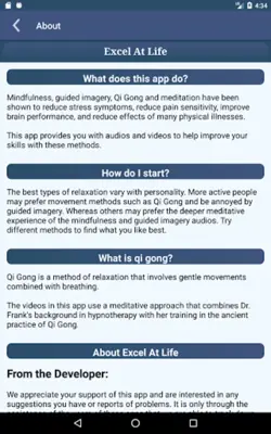 Mindful Attitude Qi Gong, Meditation, Relaxation android App screenshot 2